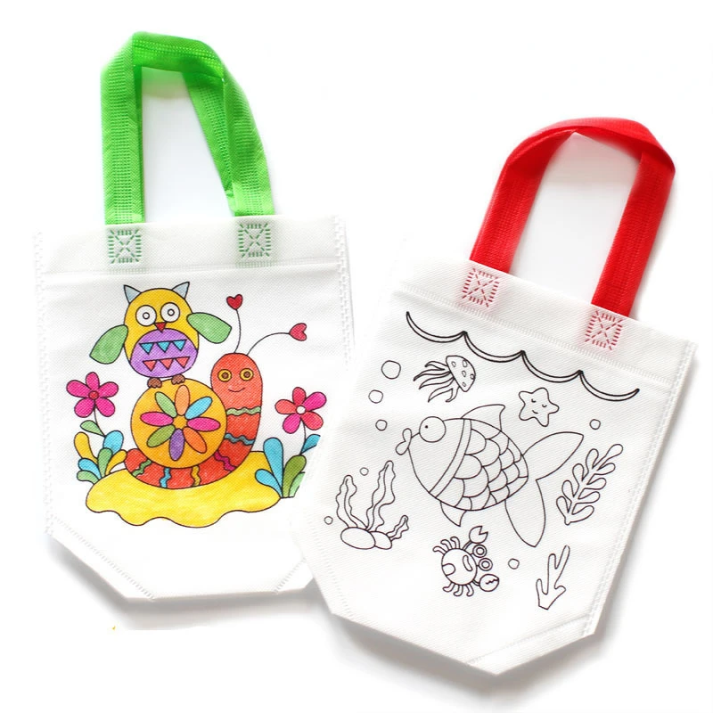 Art Craft Zebra - 24 ชิ้นน่ารักการ์ตูนสีกระเป๋า Reusable Carnival สําหรับวันเกิด DIY