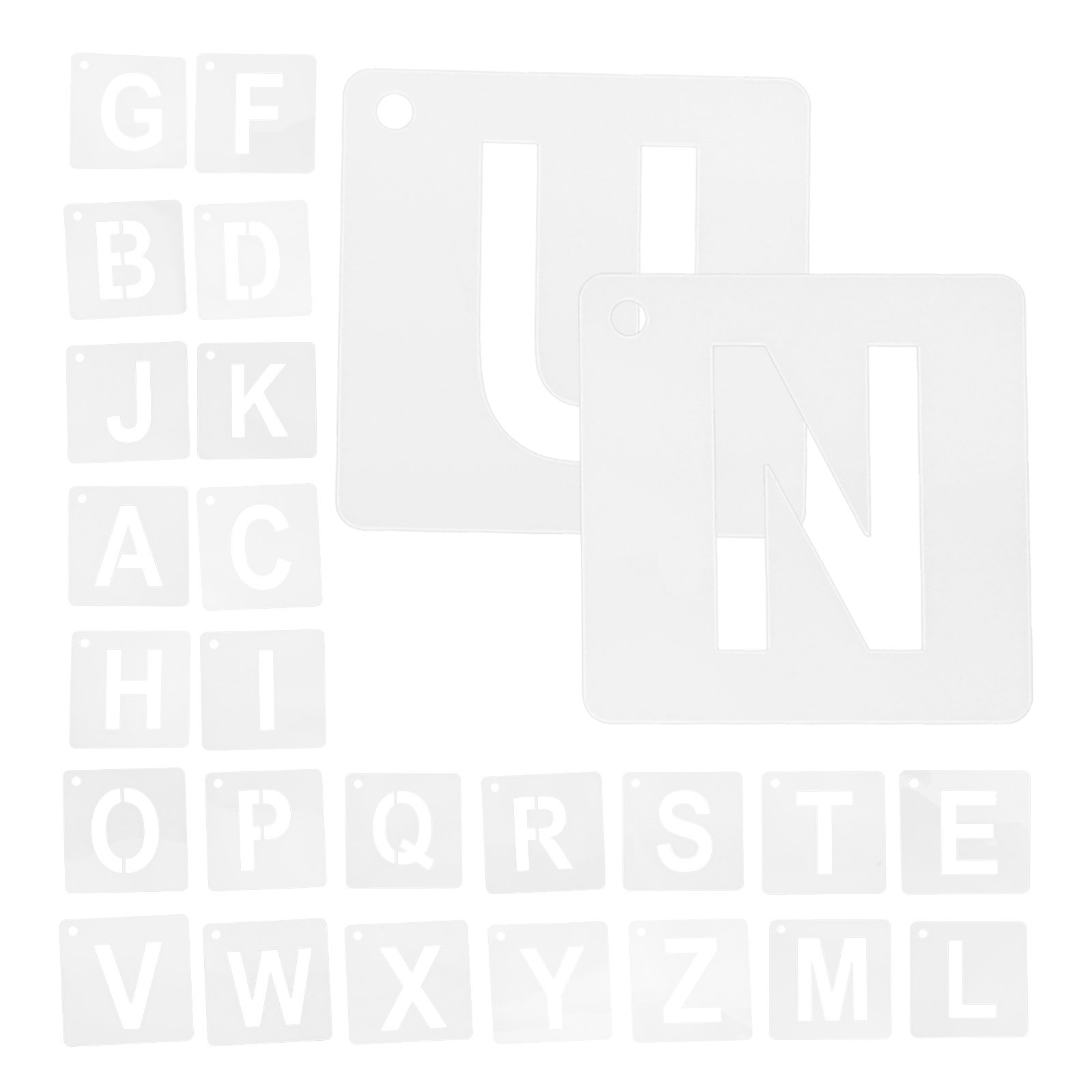 Art And Craft Letter Z - ชุดแม่แบบตัวอักษร A-Z แบบพกพาและนำกลับมาใช้ใหม่ได้ สำหรับการเรียนรู้ตัวอักษรพิมพ์ใหญ่ในวัยเริ่มต้น ใช้สำหรับงานศิลปะบนผนัง งานประดิษฐ์