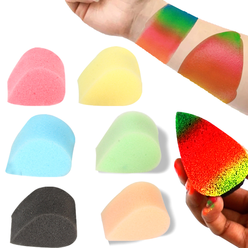 Art Craft For Toddlers - ฟองน้ำเพ้นท์หน้ารูปกลีบดอกไม้ 10 ชิ้น ชุดอุปกรณ์ศิลปะสำหรับเด็กและผู้ใหญ่ สำหรับวาดภาพบนร่างกาย