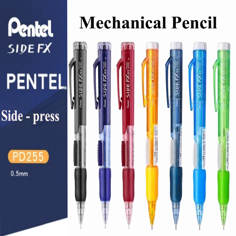 Pentel Pen Energel - ดินสอกดเพนเทล รุ่นไซด์พุช จับถนัดมือ คุณภาพดี เหมาะสำหรับเขียนแบบเร็ว วาดภาพ