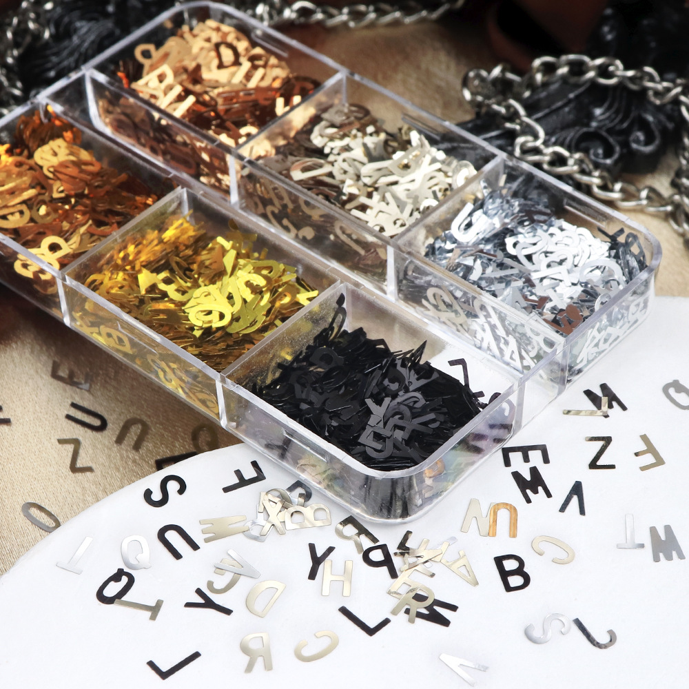 กลิตเตอร์รูปตัวอักษรโลหะ 6 ช่อ - Art And Craft Letter Z บทวิจารณ์และราคา