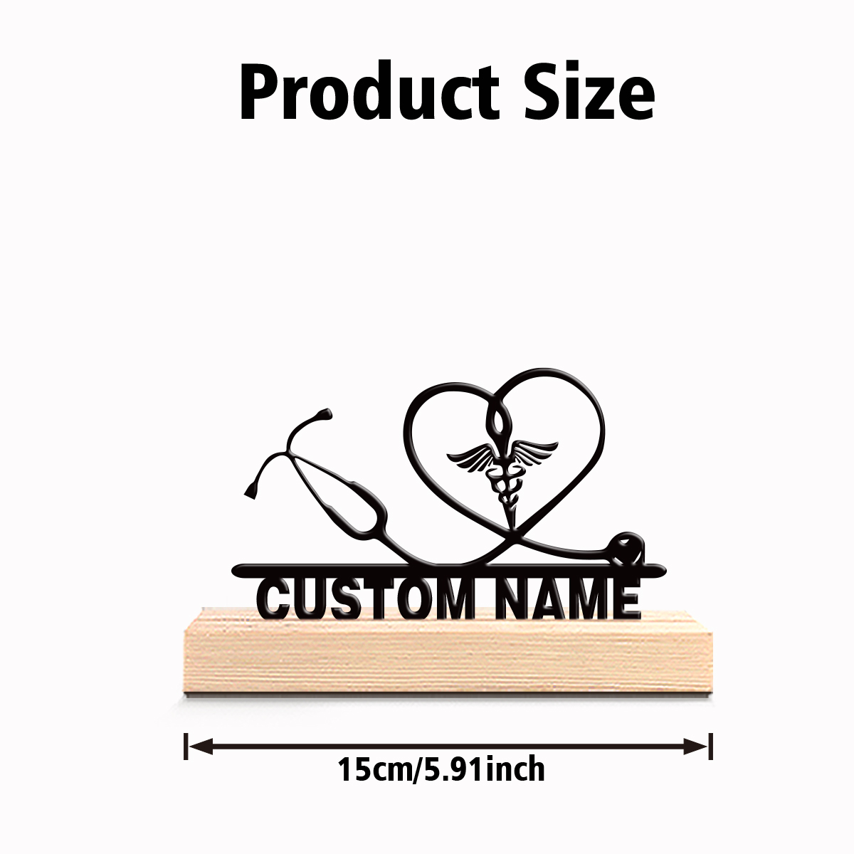 รูปปั้นโลหะรูปหูฟังแพทย์แบบนาม - Art Craft Names บทวิจารณ์และราคา
