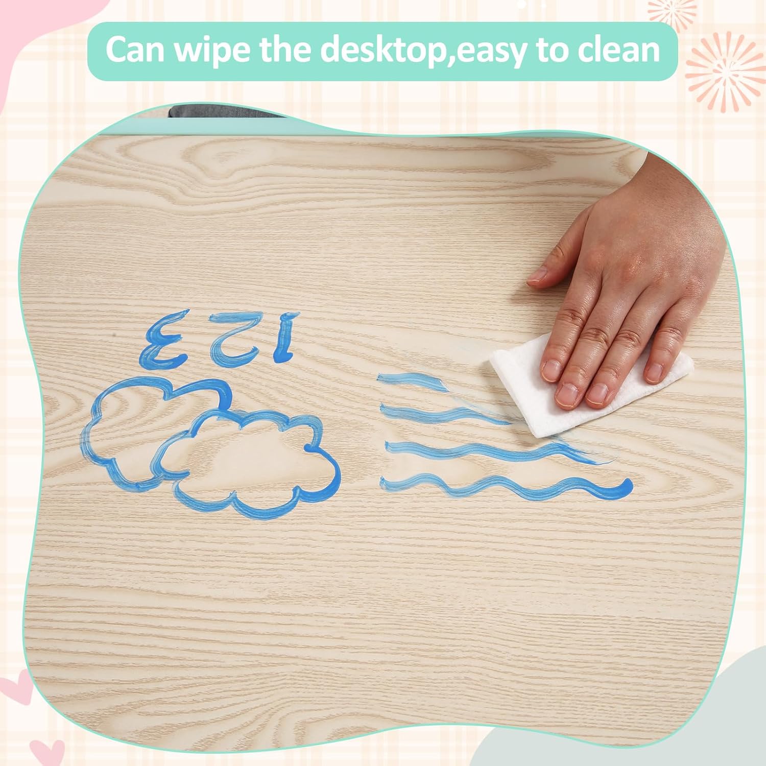 ชุดโต๊ะและเก้าอี้เด็ก TackView - Art Craft For Toddlers บทวิจารณ์และราคา