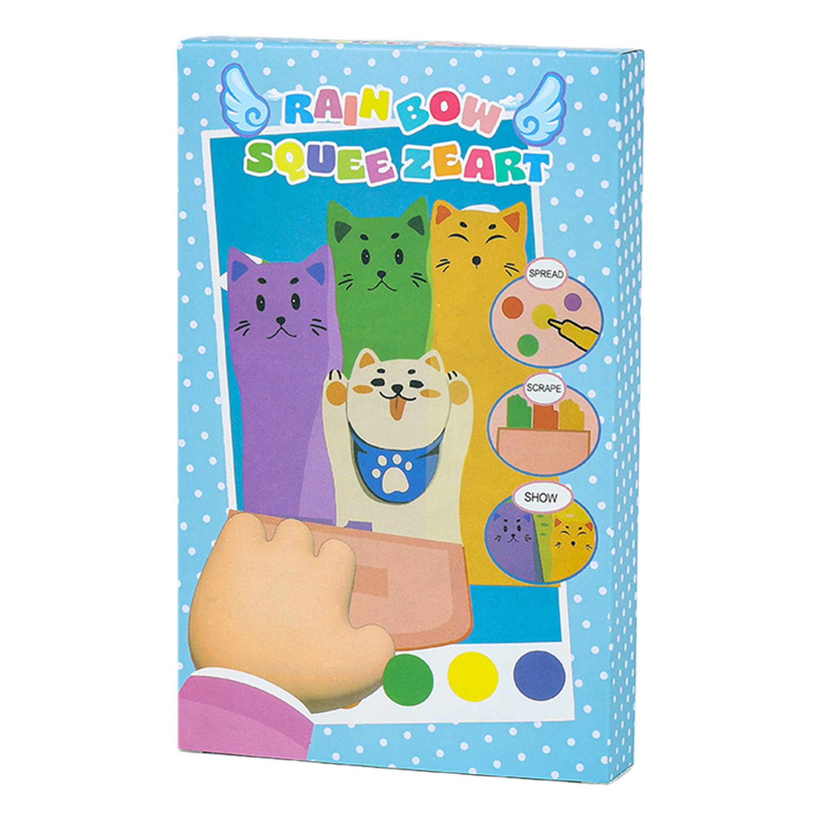 ชุดศิลปะกระดาษขูดลายสายรุ้งมหั - Art Craft For Toddlers บทวิจารณ์และราคา