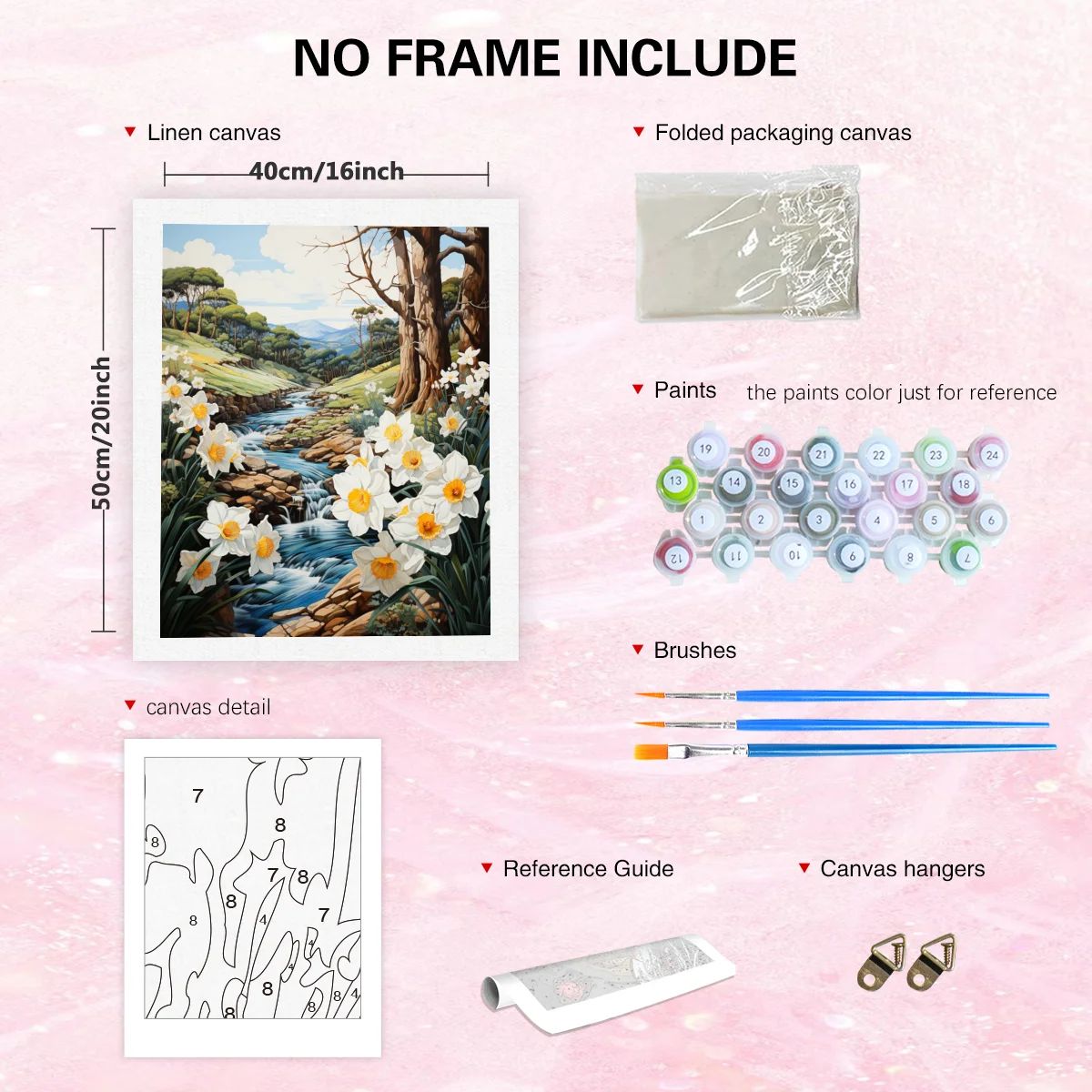 GATYZTORY ชุดระบายสีตามตัวเลขส - Art Craft Flower Making บทวิจารณ์และราคา