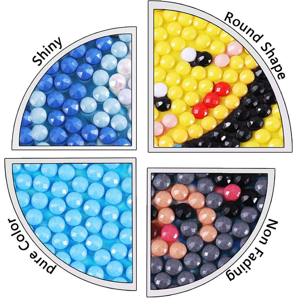 ชุดสติกเกอร์ภาพวาดเพชรแบบง่ายส - Art Craft For Toddlers บทวิจารณ์และราคา