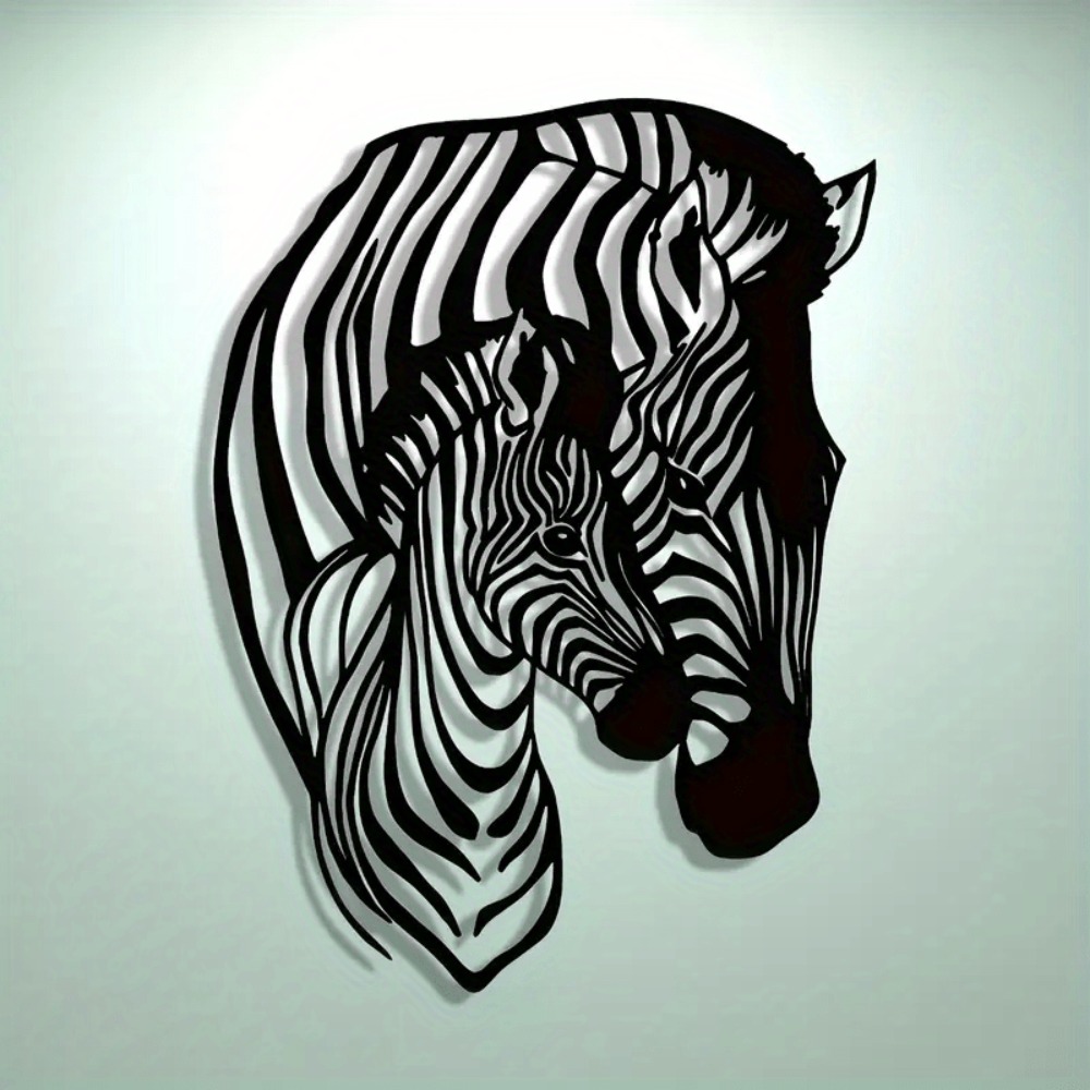 งานศิลปะติดผนังโลหะลายม้าลายสไ - Art Craft Zebra บทวิจารณ์และราคา