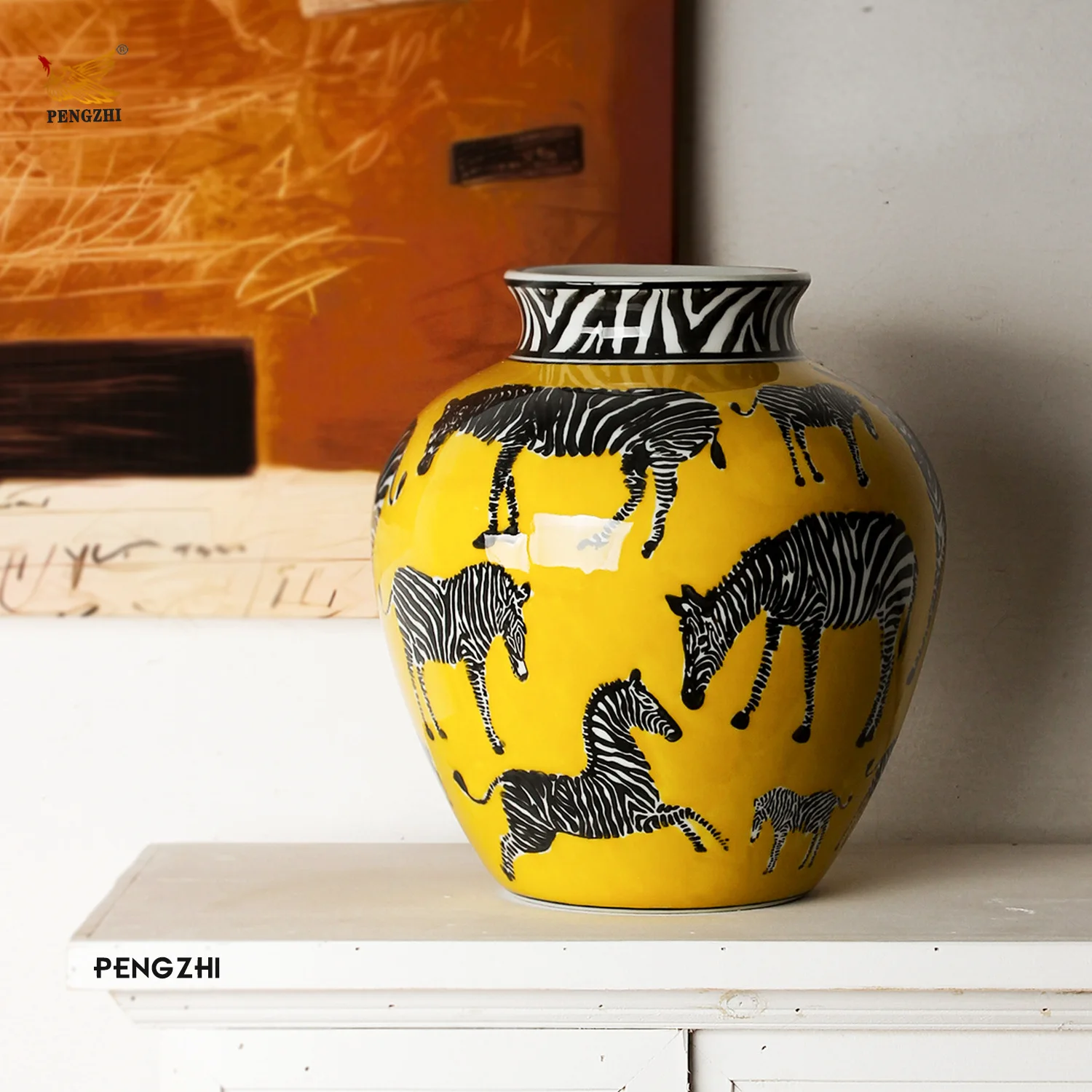 แจกันเซรามิกสร้างสรรค์ลายม้าลา - Art Craft Zebra บทวิจารณ์และราคา