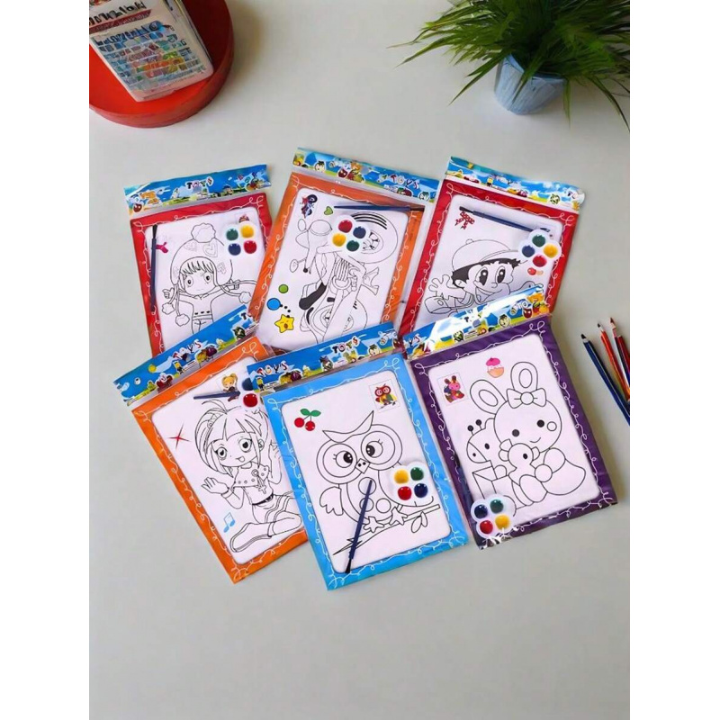 ชุดสมุดระบายสีภาพสีน้ำ (10 ชิ้ - Art Craft Books บทวิจารณ์และราคา