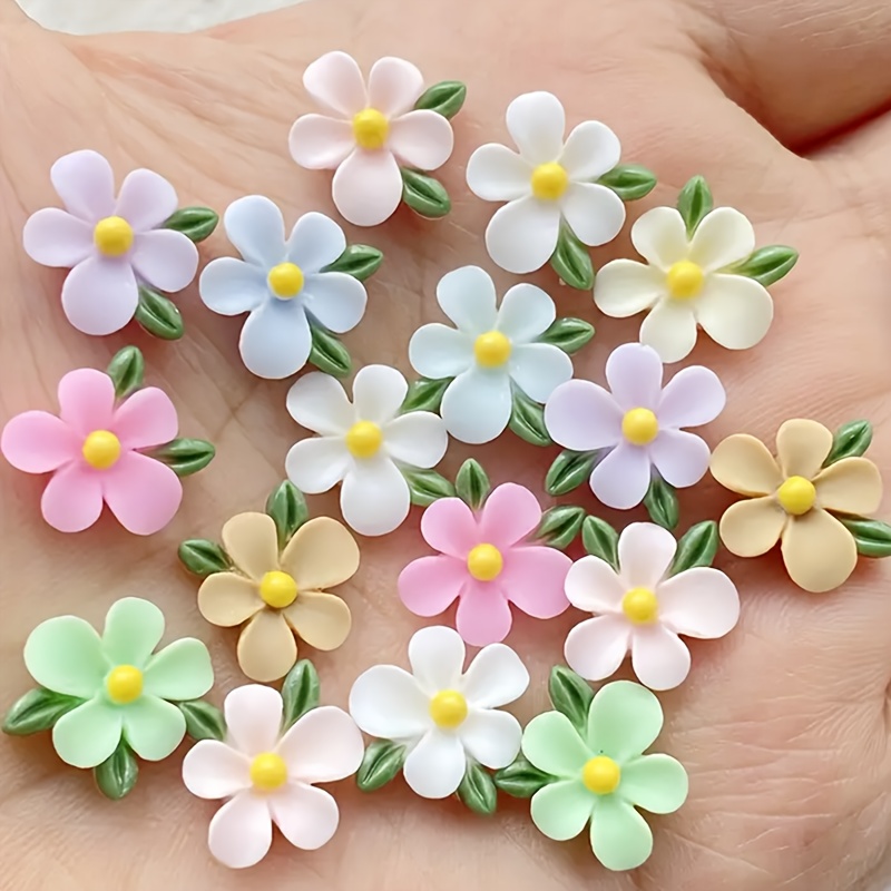 ชาร์มเรซินรูปดอกไม้และใบไม้ขนา - Art Craft Flower Making บทวิจารณ์และราคา