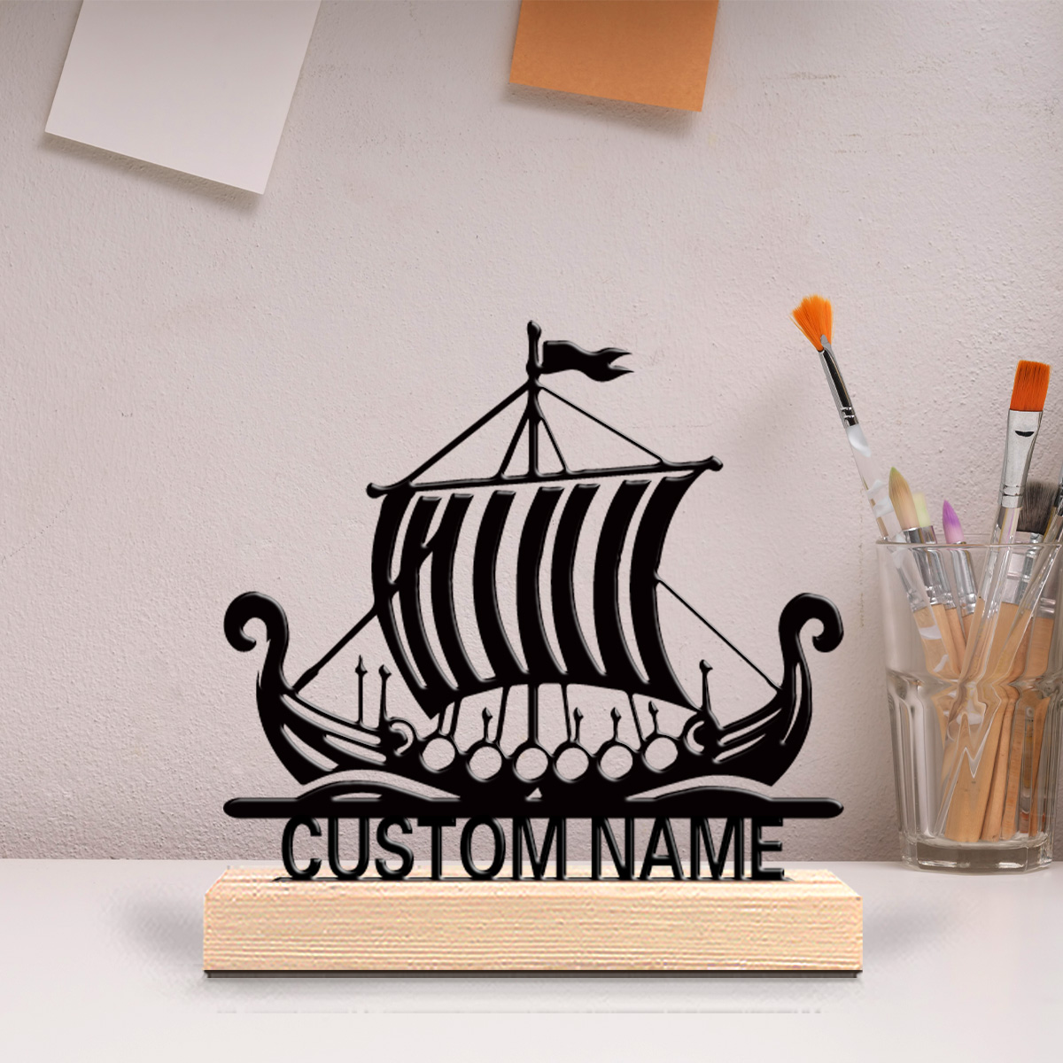 เรือใบโลหะตกแต่งบ้าน 1 ชิ้น งา - Art Craft Names บทวิจารณ์และราคา