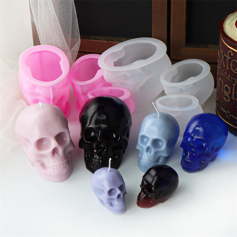สีขาวและสีชมพู Skull เทียนแม่พ - Art Craft Holiday บทวิจารณ์และราคา