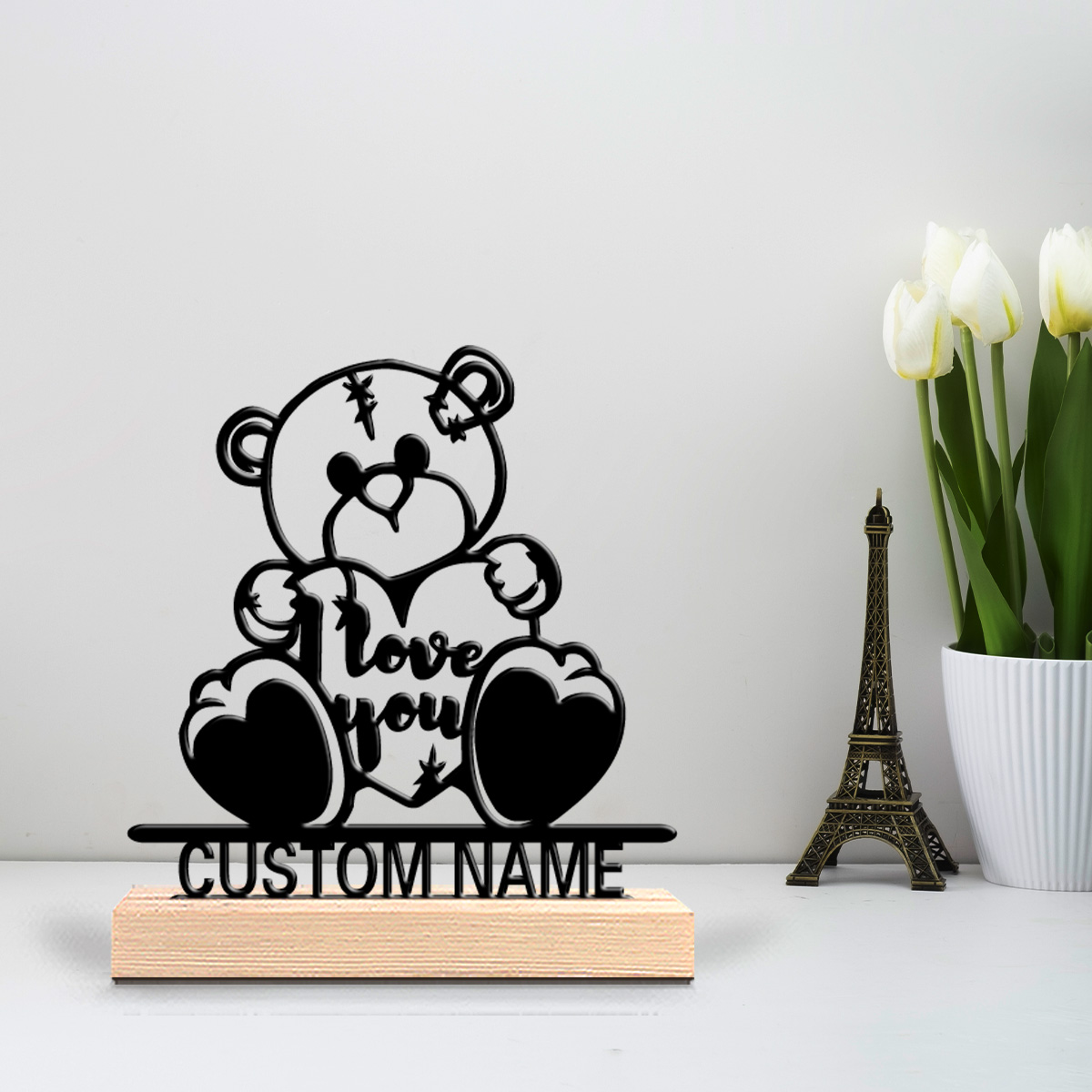 ของตกแต่งโลหะรูปปั้นรูปหัวใจ 1 - Art Craft Names บทวิจารณ์และราคา
